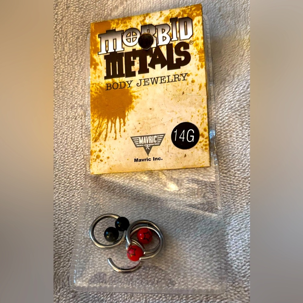 Morbid Metals body jewelry bellybutton rings